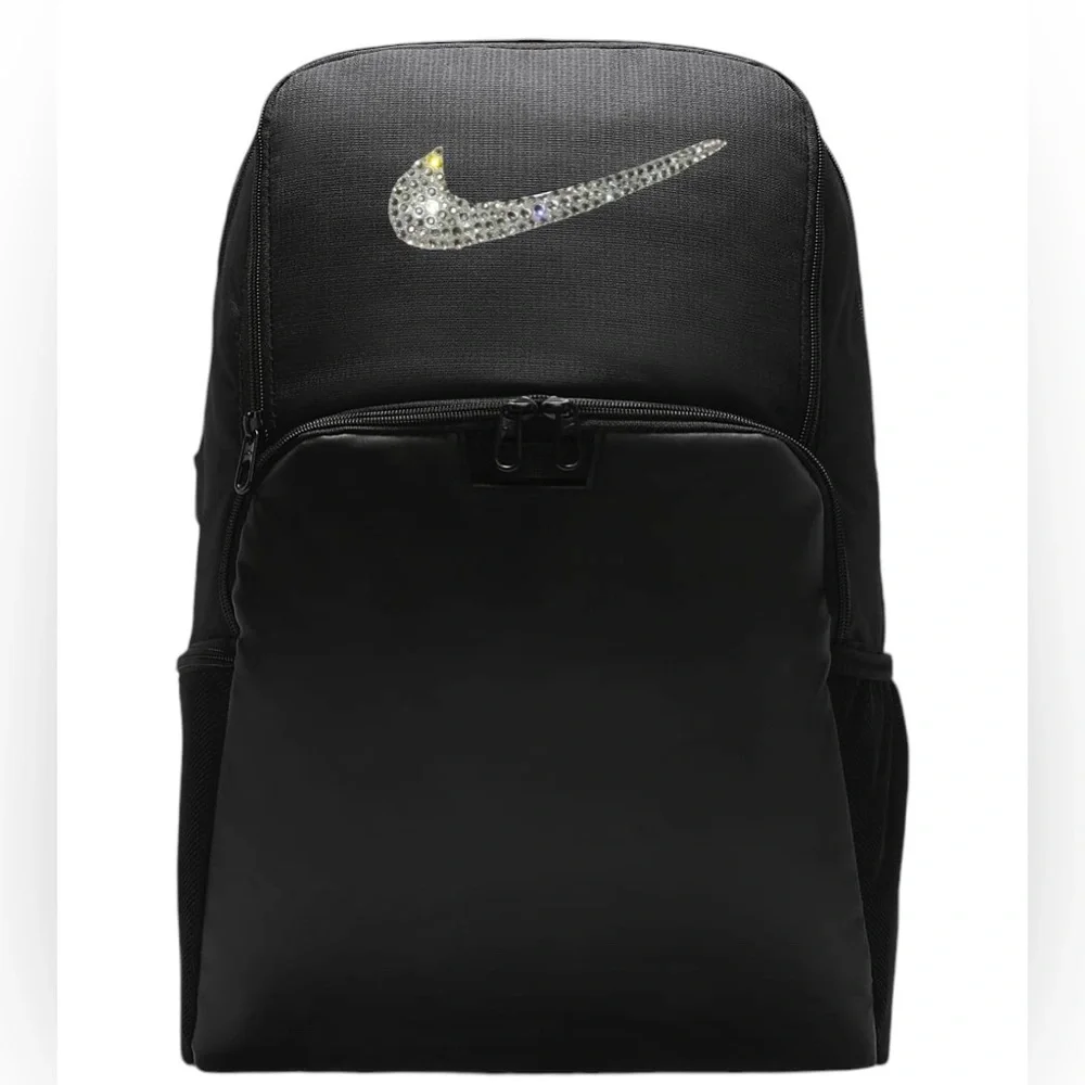 Custom Swarovski Nike Bling Book Bag - Picture 1 of 5